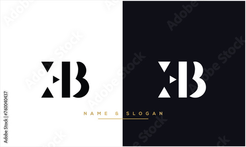 EB, BE, Abstract Letters Logo Monogram