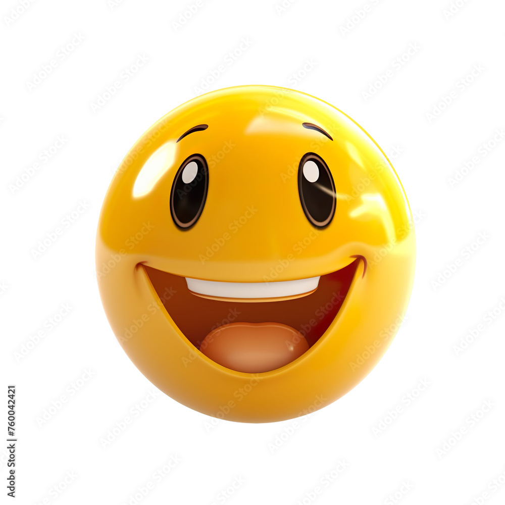 3D Emoji with happy face on transparent background. Yellow smiley happy face. Delight, love, surprise, admiration, joy and laughter. 3D Emoji with happy face on transparent background. Yellow smiley happy face. Delight, love, surprise, admiration, joy and laughter.