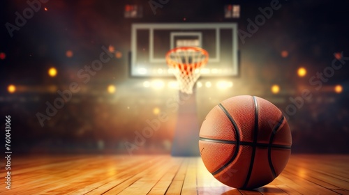 basketball and scored a moment background.