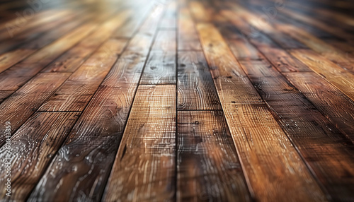 minimalistic abstract that subtly evokes the appearance of a varnished wooden floor, with each plank's texture gently highlighted to suggest depth and dimension. 