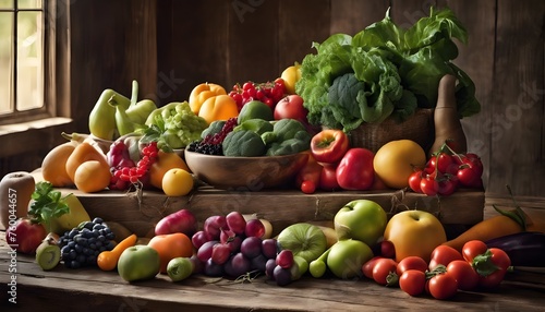 Farm-Fresh Bounty  A Vibrant Harvest Composition