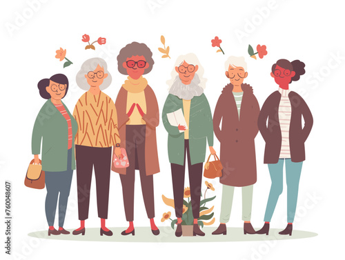  A group of friends volunteer at a local senior center sharing their time and care with the mothers residing there. 