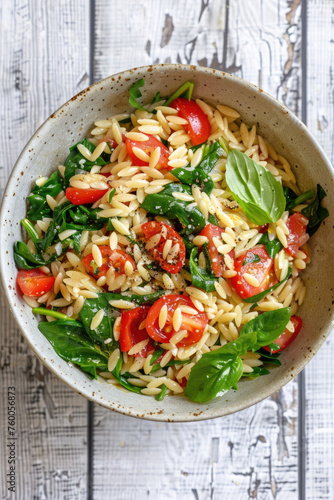 Delicious Bowl of Orzo with...
