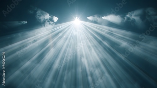 Centered light rays wallpaper.