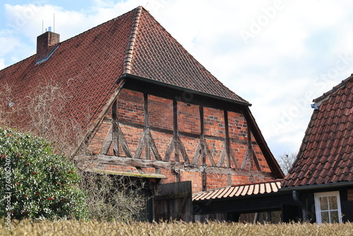 Blick auf Kloster Lüne in der Stadt Lüneburg in Niedersachsen 