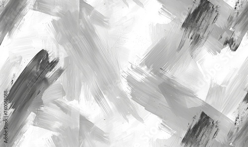 Monochromatic brush stroke pattern on a white background