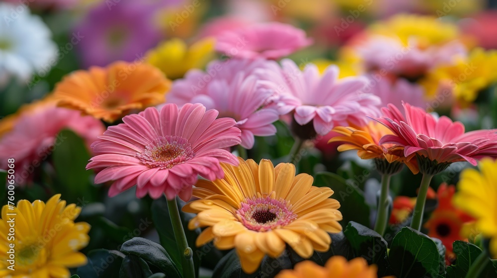  a close up of a bunch of flowers with one flower in the middle of the picture and one flower in the middle of the picture.