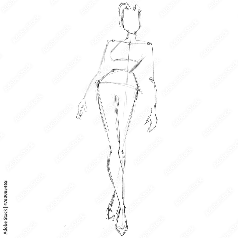 Fashion templates. Croquis. Pattern for drawing
Fashion templates. Croquis. Pattern for drawing