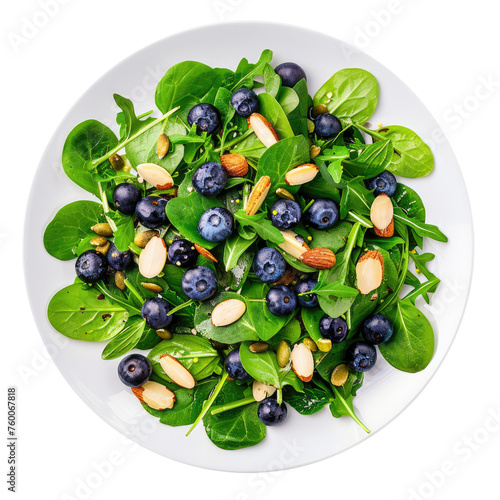 Salad with Blueberries and ...