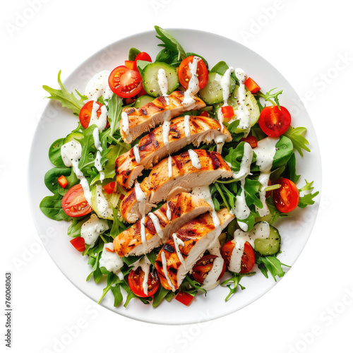 Chicken Salad with Tomatoes...