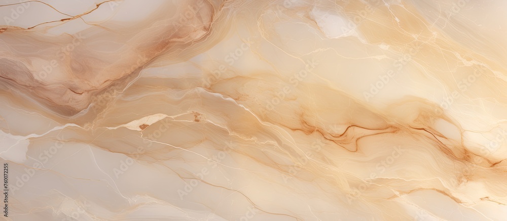Obraz premium A detailed closeup of a marble texture resembling wood grain on a white background, adding a touch of elegance to any dish or cuisine