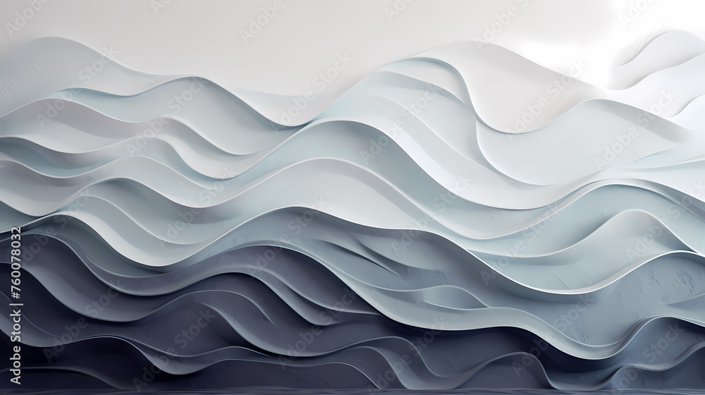 Obraz premium Beautiful abstract pattern of wavy lines and curves