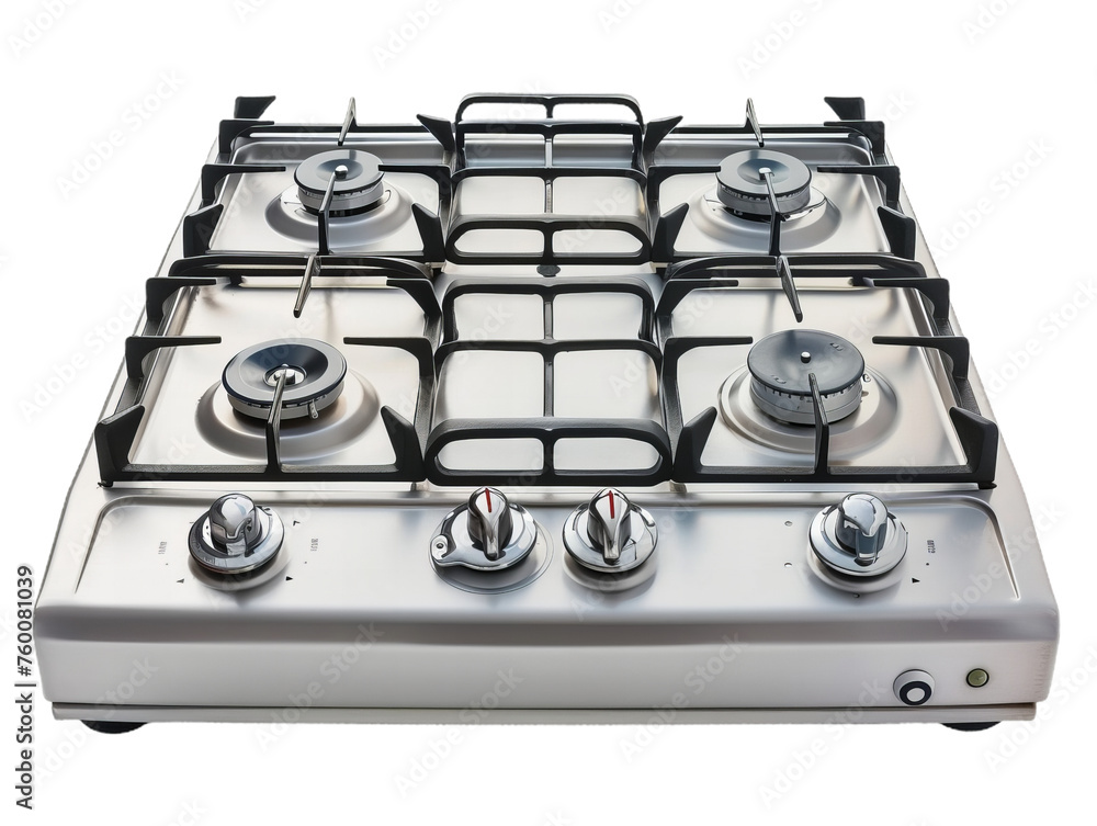 kitchen gas stove with oven, cutout isolated on white kitchen gas stove with oven, cutout isolated on white