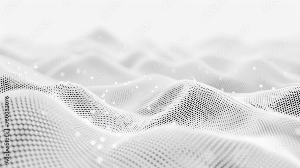 Dots abstract white background. Falling network particles. Big data flow. 3D rendering Dots abstract white background. Falling network particles. Big data flow. 3D rendering