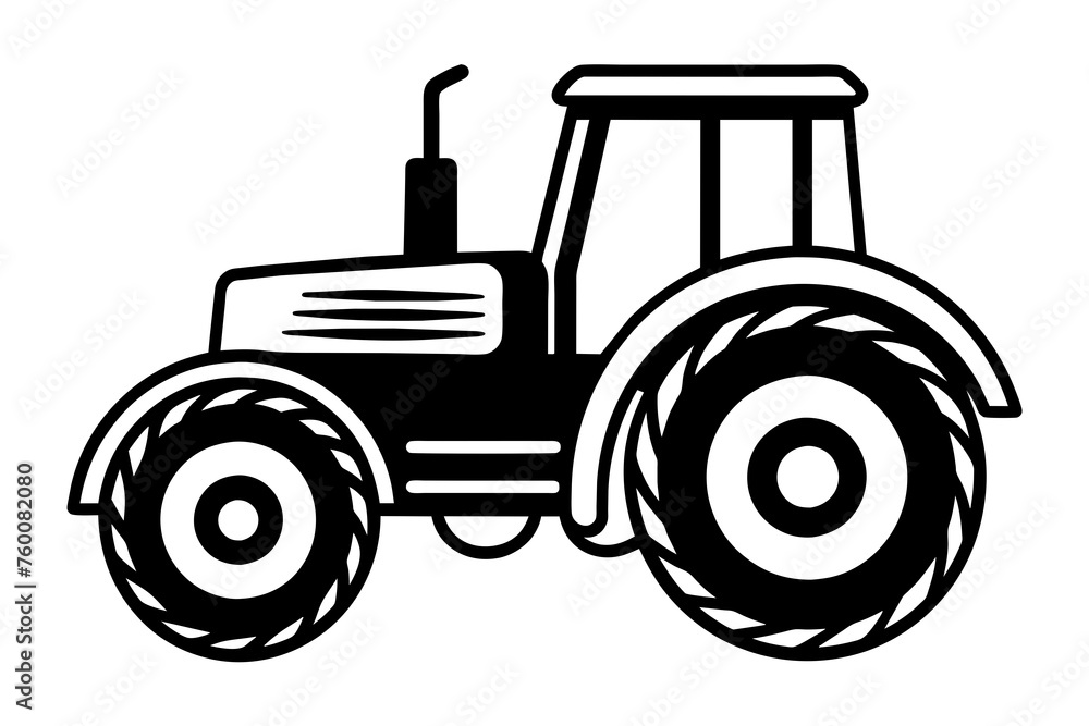 tractor vector illustration