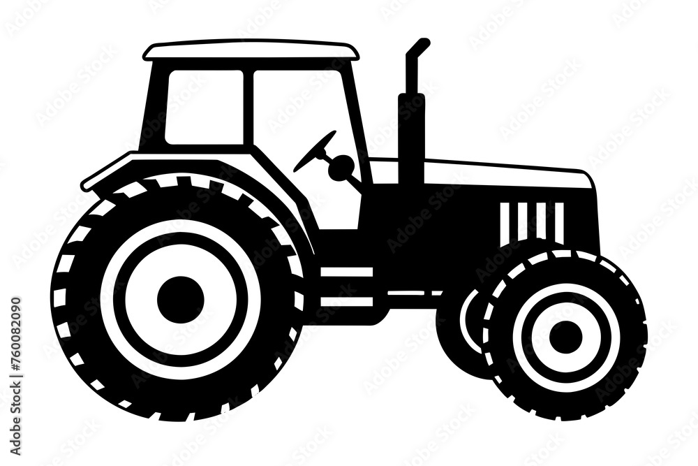 tractor vector illustration