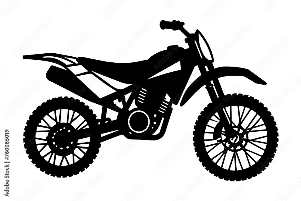 dirt bike vector illustration