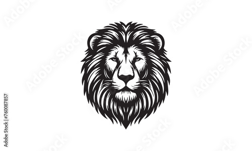 lion head illustration | lion silhouette lion vector image lion black and white illustration lion sticker lion badge lion patch lion vectorize image of lion illustration of lion on black background 