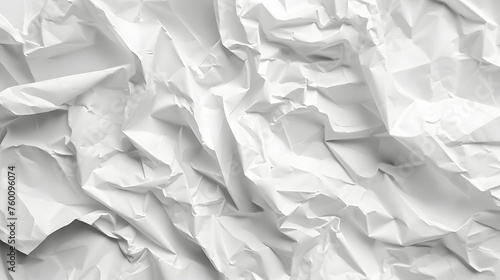 La beauté délicate du papier blanc : une exploration texturale de la surface lisse et de l'apparence éthérée photo