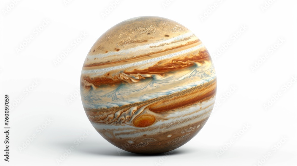 A stunning 3D render of Jupiter perfect for educational or artistic purposes A stunning 3D render of Jupiter perfect for educational or artistic purposes