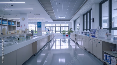 Spacious Laboratory With Abundant Counter Space