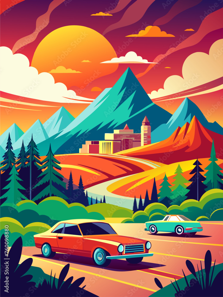 automotive landscape background automotive landscape background