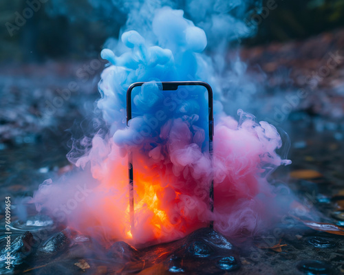 T�l�phone fum�es