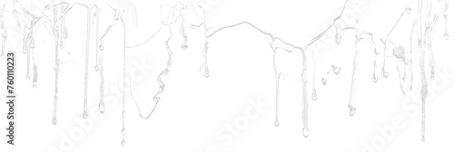 An abstract slime or water dripping background header on a transparent layer.