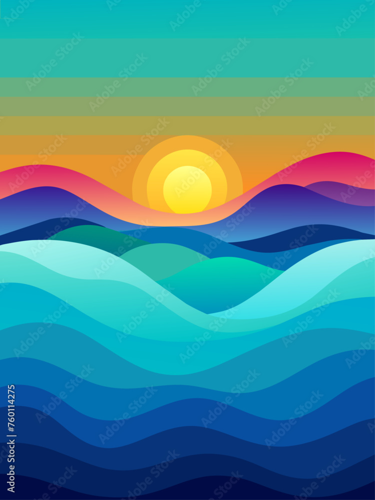 Abstract blue and green water background with gradients. Abstract blue and green water background with gradients.