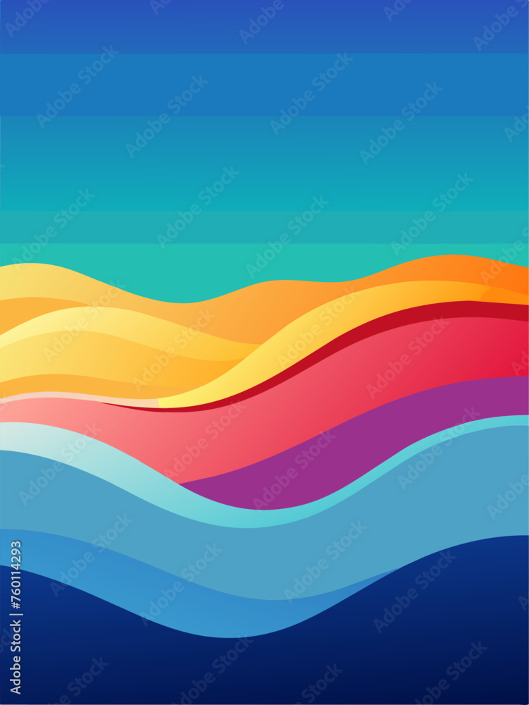 An abstract gradient water background in vector format. An abstract gradient water background in vector format.