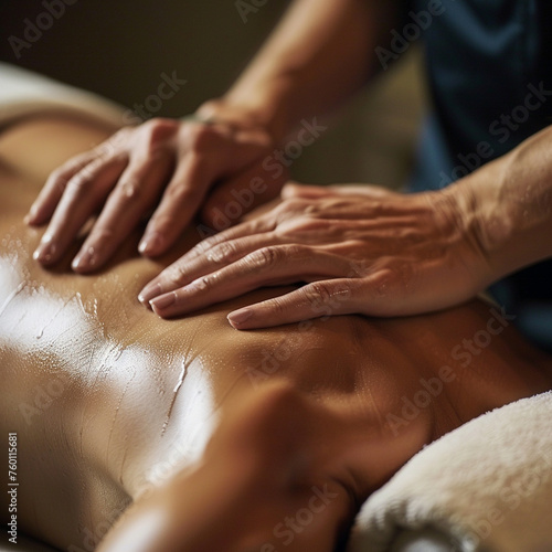 massage treatment at a spa