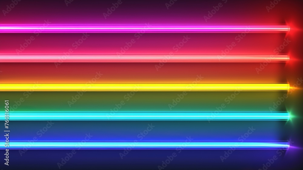 The image showcases vivid neon lights set against a richly colored background, producing an arresting visual impact The image showcases vivid neon lights set against a richly colored background, producing an arresting visual impact