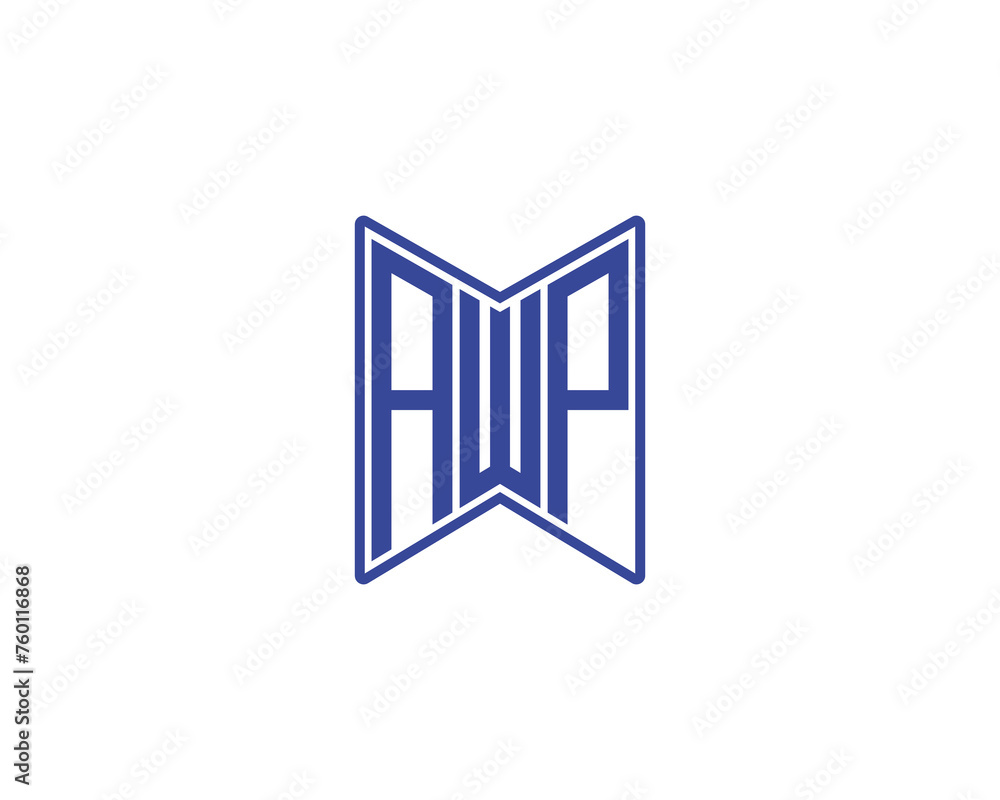 AWP logo design vector template AWP logo design vector template