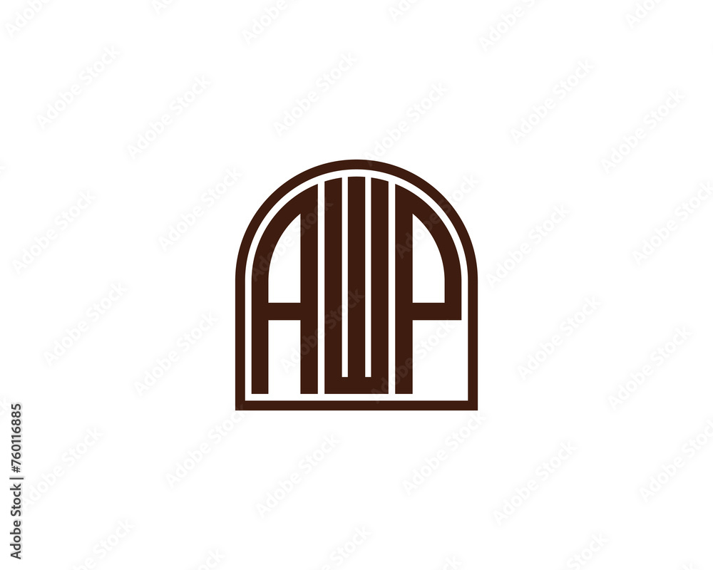 AWP logo design vector template AWP logo design vector template