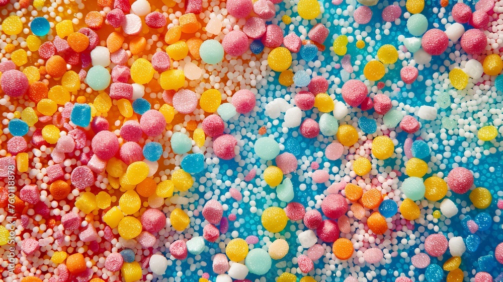 Colorful topping sugar background Colorful topping sugar background