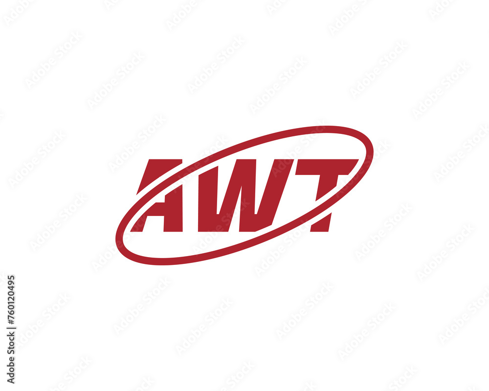 AWT Logo design vector template AWT Logo design vector template