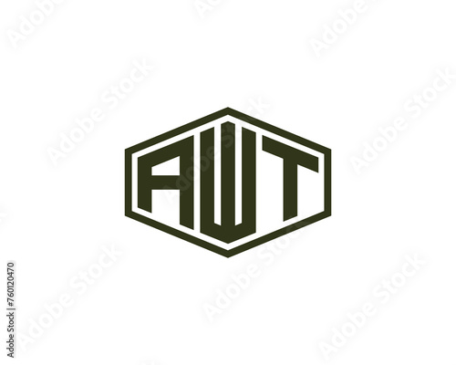 AWT Logo design vector template