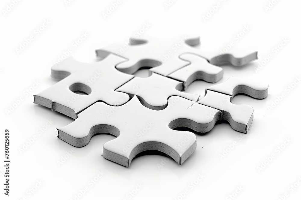 jigsaw puzzle pieces isolated on white background jigsaw puzzle pieces isolated on white background