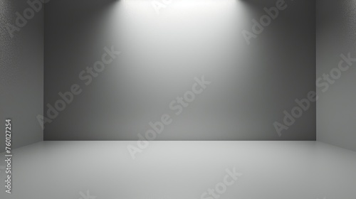 An evenly lighted vacant interior space, perfect for digital mockups or compositional backdrops photo