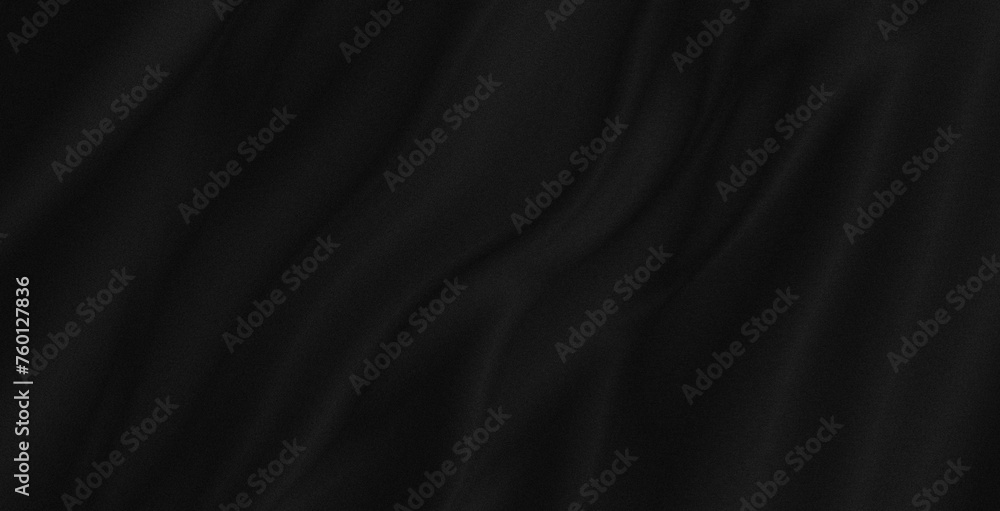 Abstract Smooth elegant black satin Textile texture Silk luxurious background design with noise Abstract Smooth elegant black satin Textile texture Silk luxurious background design with noise