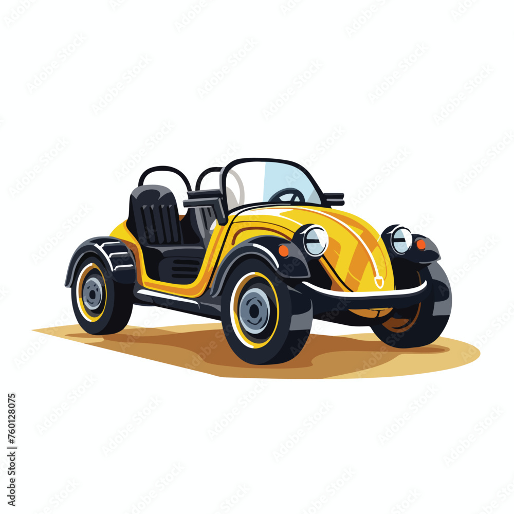 Vector icon buggy flat vector illustration isloated