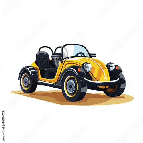 Vector icon buggy flat vector illustration isloated