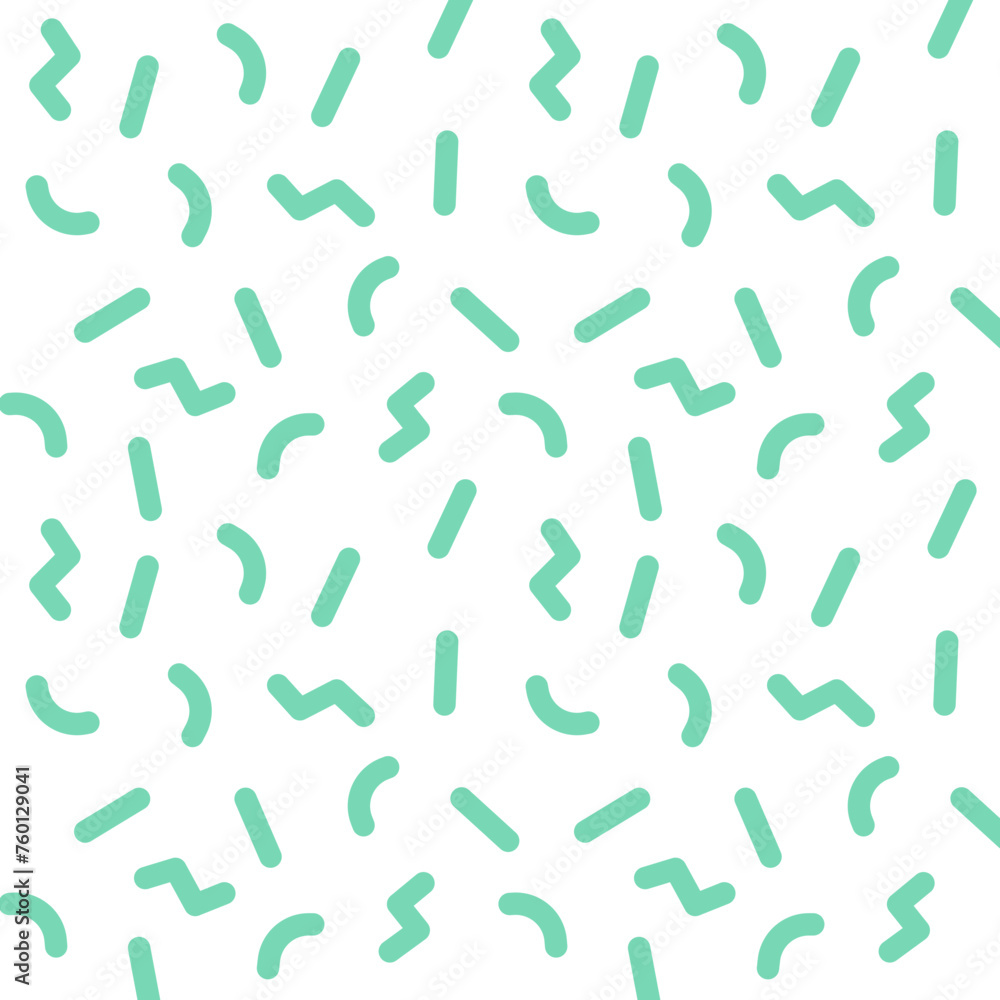 seamless pattern with line random, green pattern