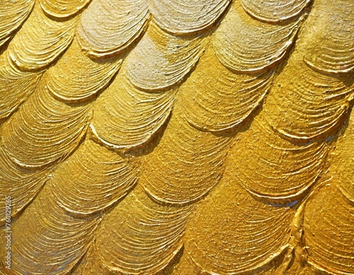 Beautiful golden oil painting texture art.