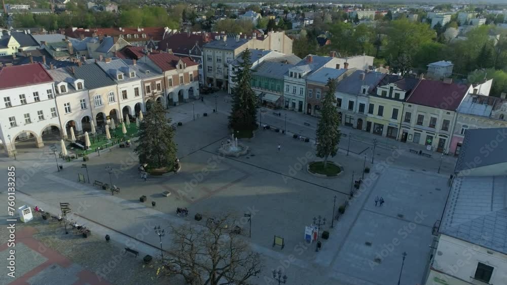 Beautiful Market Square Krosno Aerial View Poland Beautiful Market Square Krosno Aerial View Poland