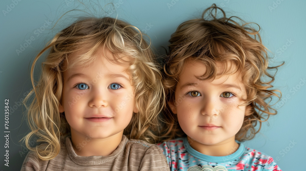 studio shot portrait of brother and sister child siblings toddlers studio shot portrait of brother and sister child siblings toddlers