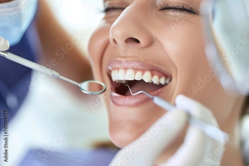 At the dentist  professional oral care services for healthy smiles  routine check-ups  cleanings  and treatments to ensure optimal dental health and a confident  radiant smile for every patien