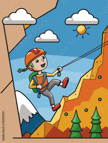 Rock climbing is a thrilling sport that challenges physical limits and provides breathtaking views from atop sheer rock faces.