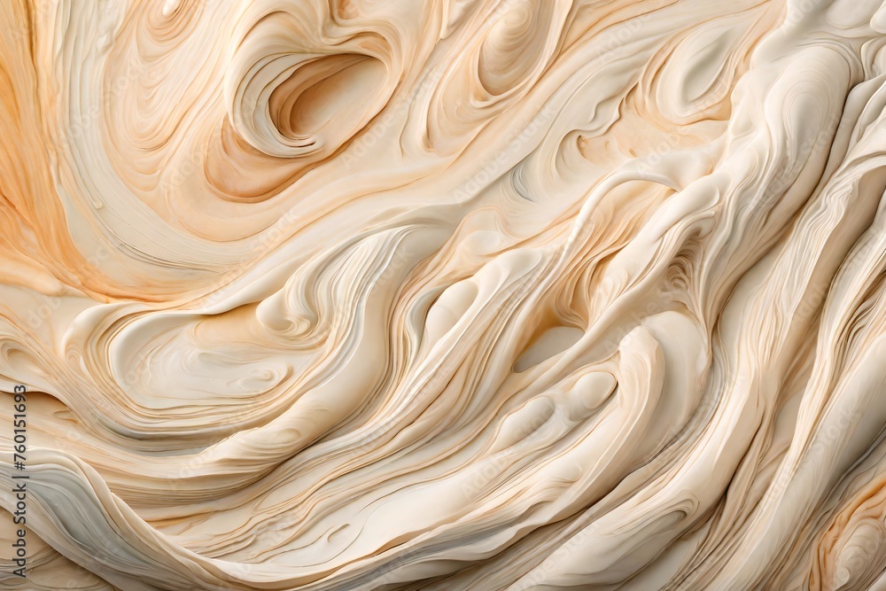 Cream-Colored 3D Background Texture Resembling Soft Cream Cream-Colored 3D Background Texture Resembling Soft Cream