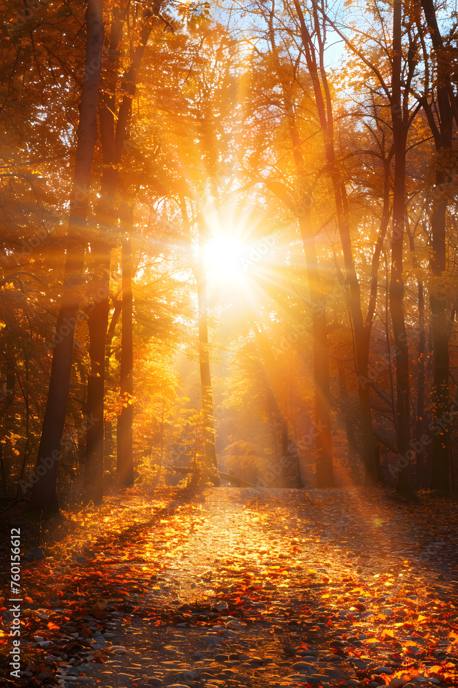 Beautiful autumn background, autumn forest wallpaper, cozy nature Beautiful autumn background, autumn forest wallpaper, cozy nature